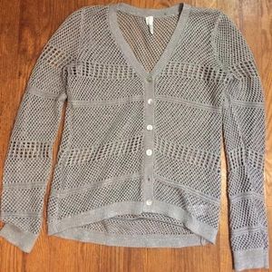 Studio Y sparkly silver cardigan